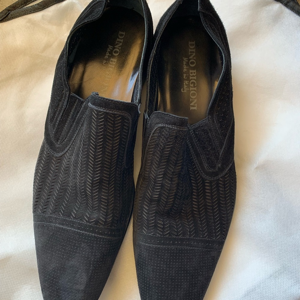 Dino Bigioni designer Italian suede shoes size 45